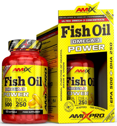 Omega 3 Amix Fischöl Power 60 Kapseln