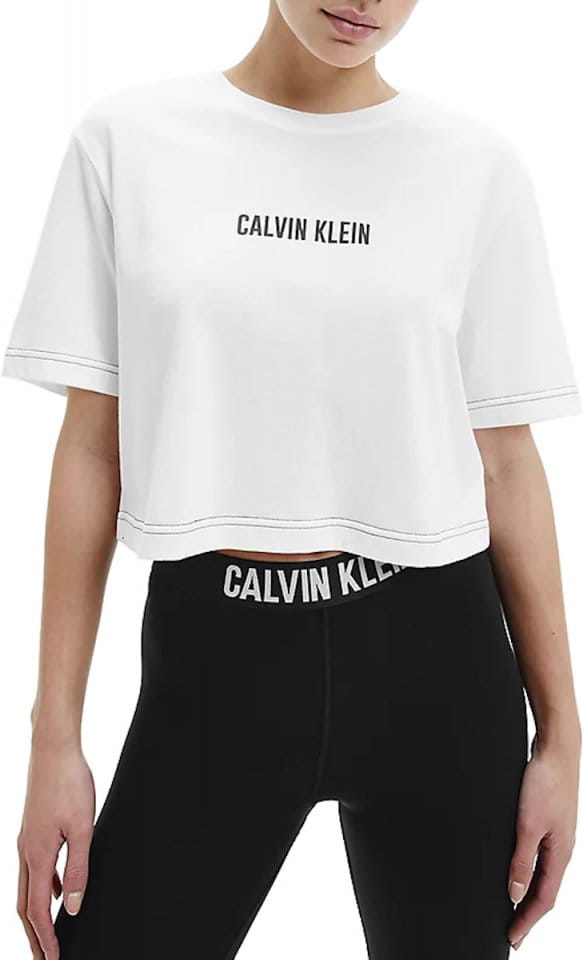 T-Shirt Calvin Klein Calvin Klein Open Back Cropped T-Shirt
