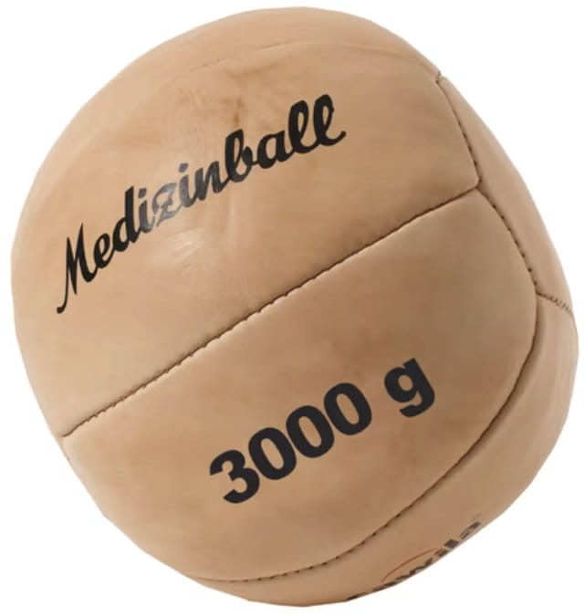 Medizinball Cawila Leather medicine ball PRO 3.0 kg