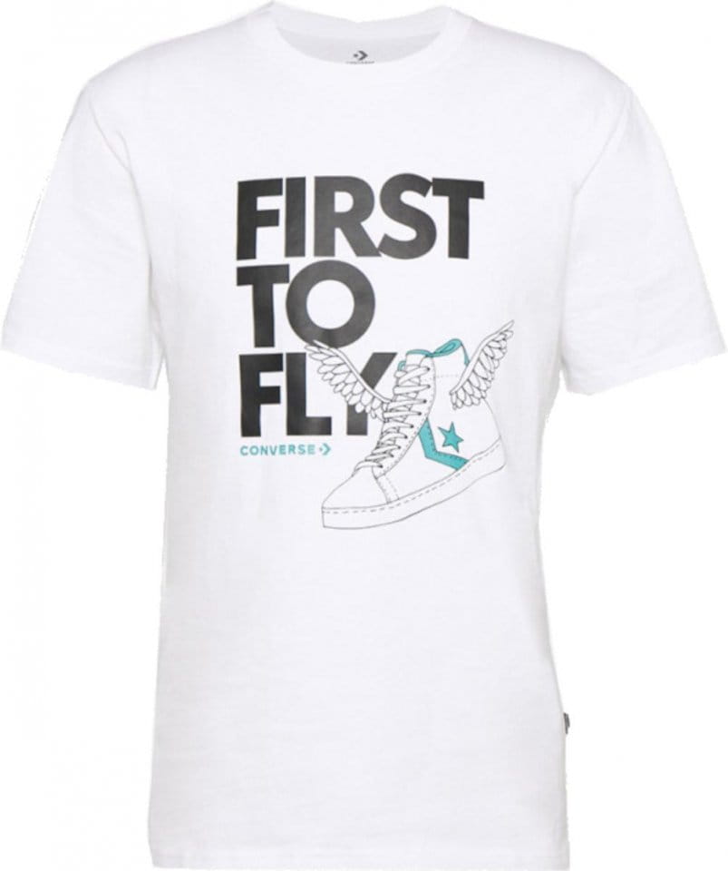 T-Shirt Converse Converse First To Fly Back TEE M