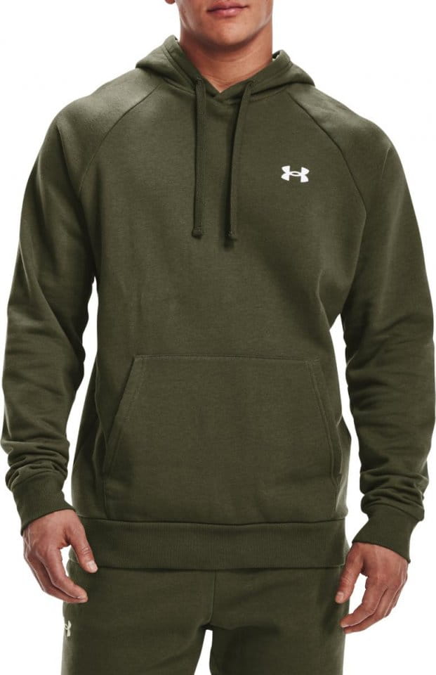 Hoodie Under Armour UA Rival Cotton Hoodie-GRN