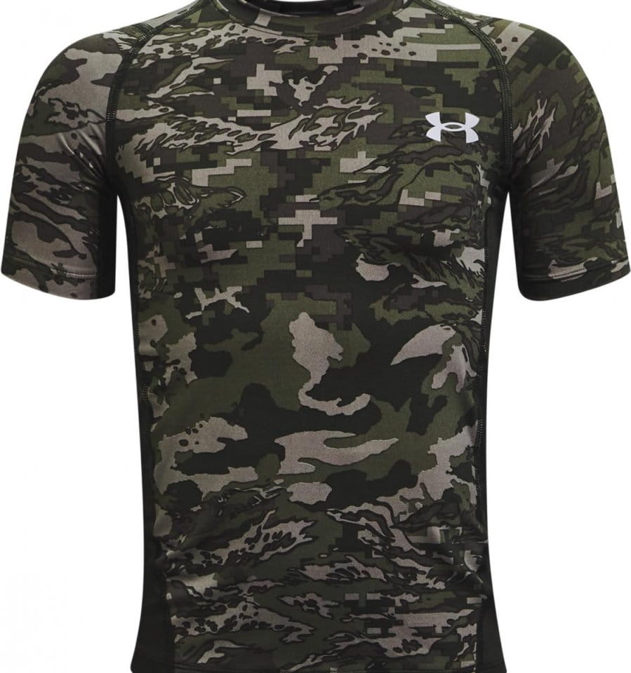 T-Shirt Under UA HG Armour PRTD SS-GRN
