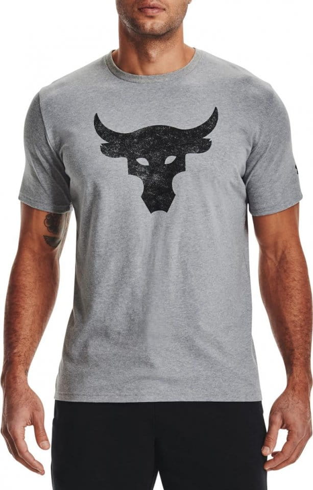 T-Shirt Under Armour UA Pjt Rock Brahma Bull SS-GRY