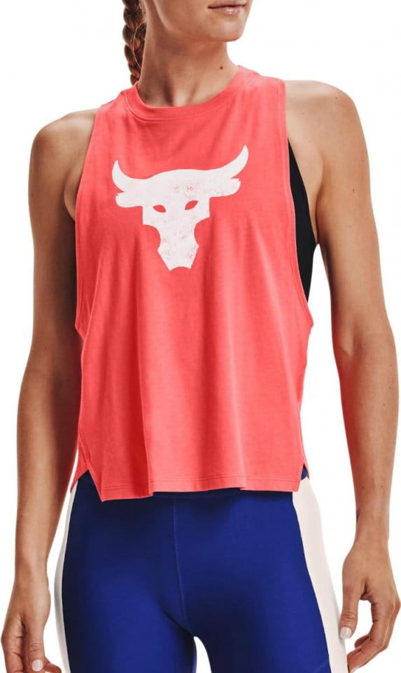 Singlet Under Armour UA Project Rock Bull Tank-RED