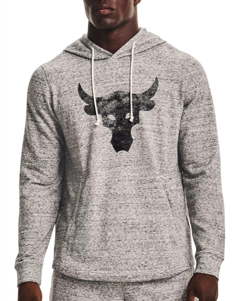 Hoodie Under Armour UA Project Rock Terry HD-WHT