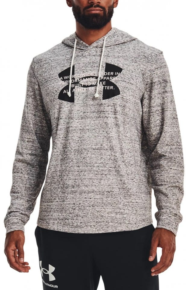 Hoodie Under Armour UA Rival Terry Logo Hoodie-WHT