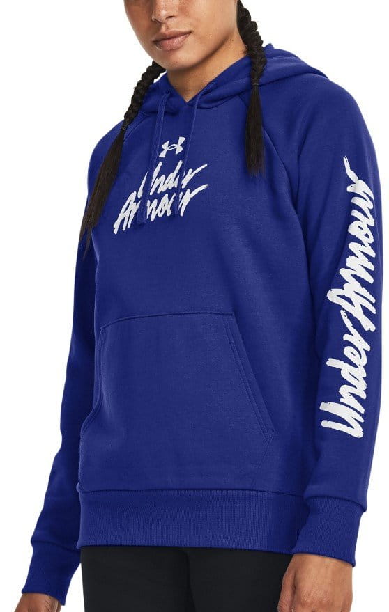 Hoodie Under Armour UA Rival Fleece Graphic Hdy-BLU