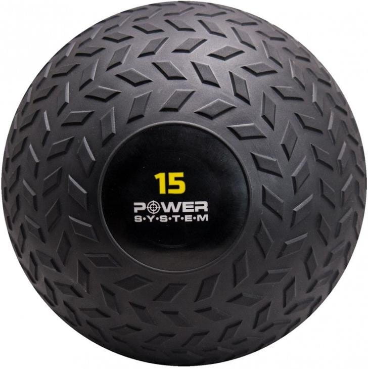 Medizinball Power System SLAM BALL BLACK 15 kg