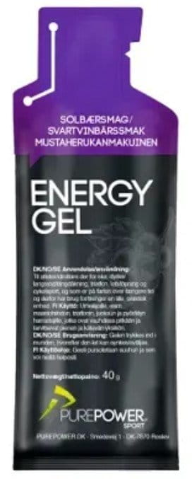 Energiegele Pure Power Energy Gel Blackcurrants 40 g