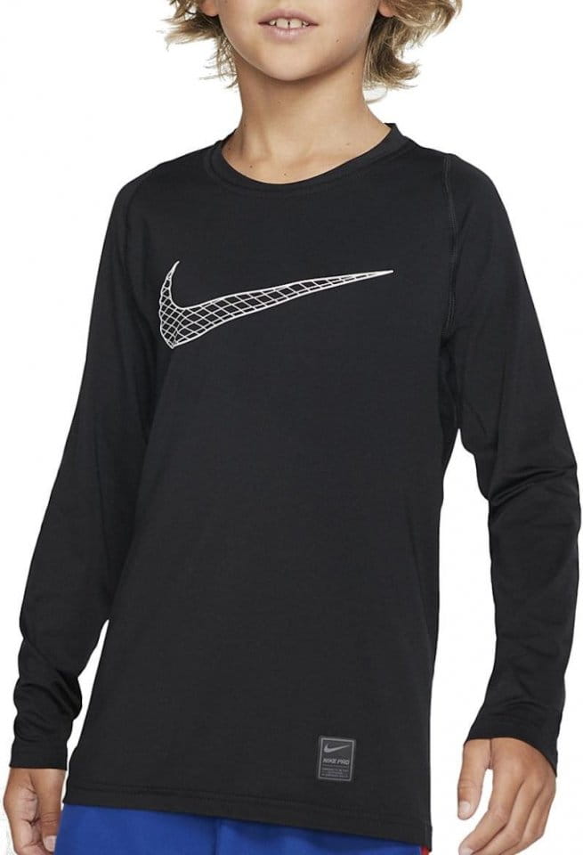 Langarm-T-Shirt Nike B Pro TOP LS FTTD