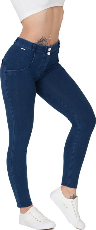 Hose Boost Jeans Mid Waist Dark Blue