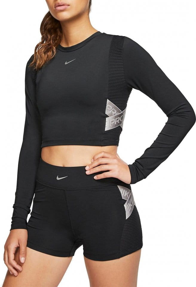 Langarm-T-Shirt Nike W Pro CAPSULE LS TOP AERO-ADAPT