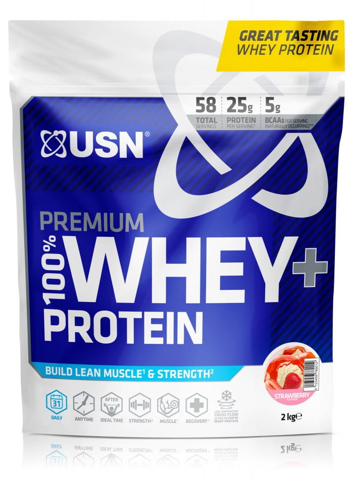 Molkenproteinpulver USN 100% Premium 2kg Wheytella