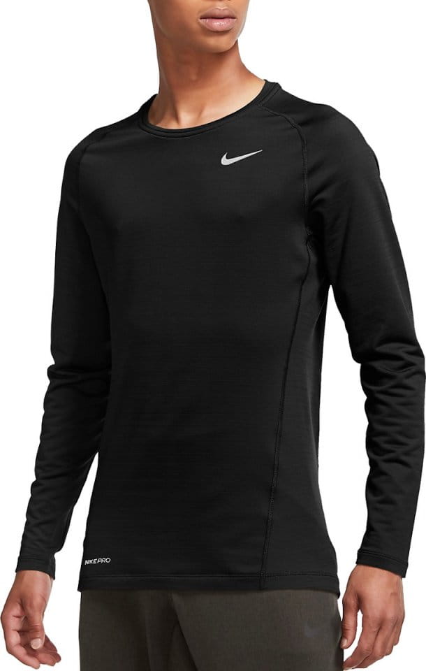 Langarm-T-Shirt Nike Pro TOP WARM LS CREW