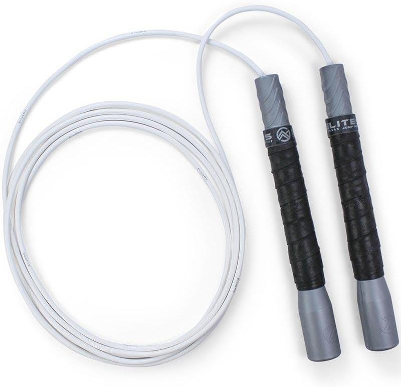 Springseil ELITE SRS Pro Freestyle Jump Rope - Silver Handle/White Cable -  Top4Fitness.de