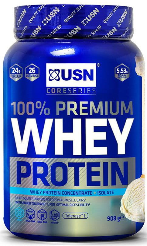 Proteinpulver USN 100% Whey Protein Premium vanila 2.28kg